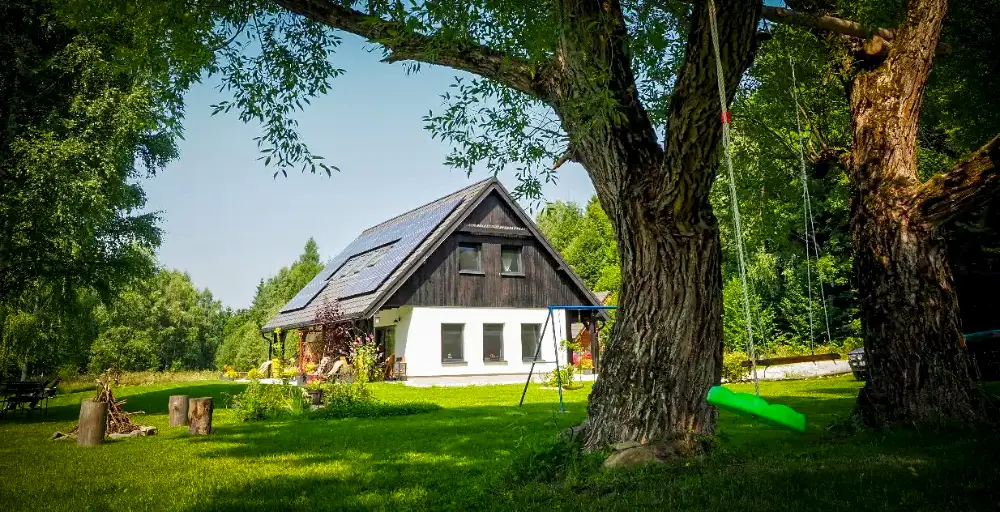 Panorama z domem
